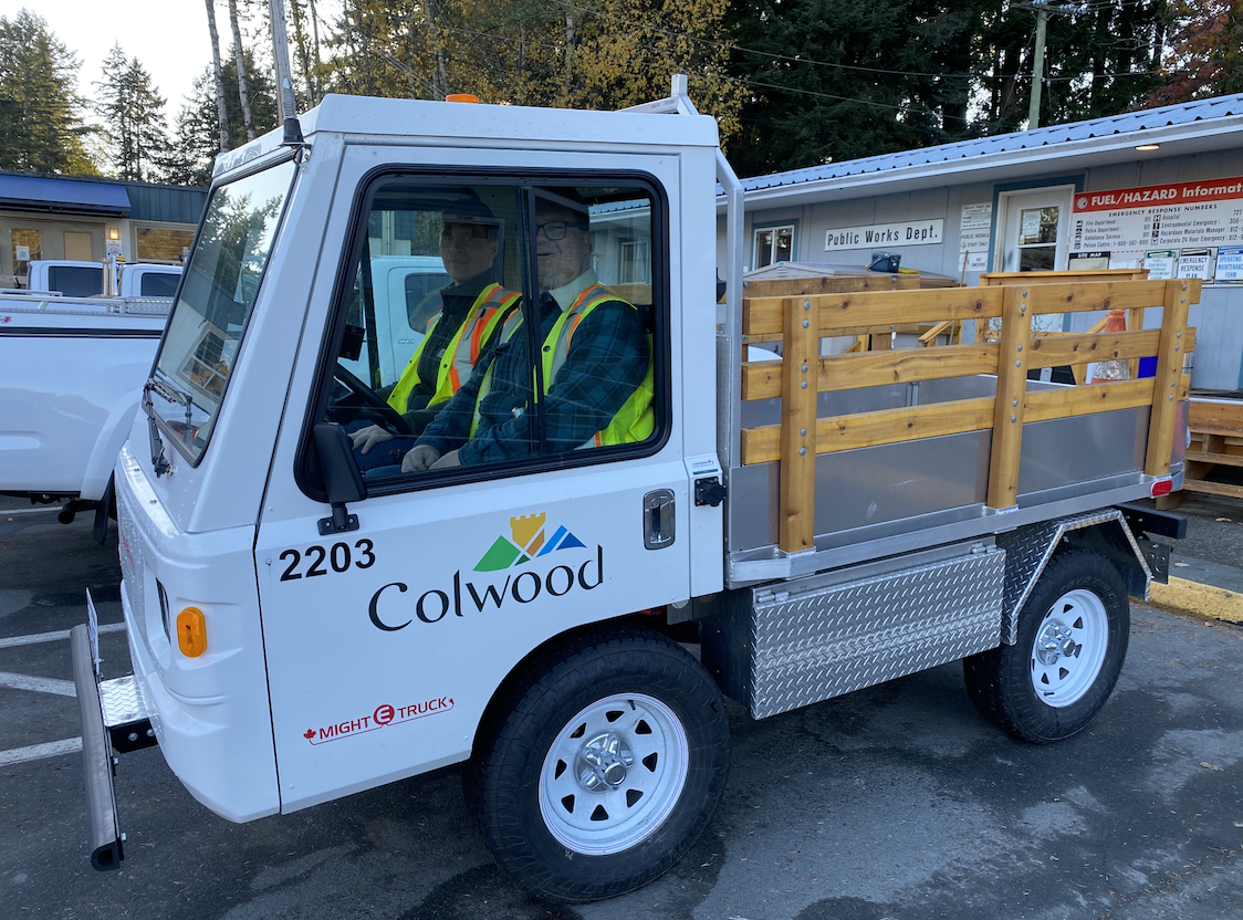 Colwood Public Works Neighbourhood EV fleet vehicle