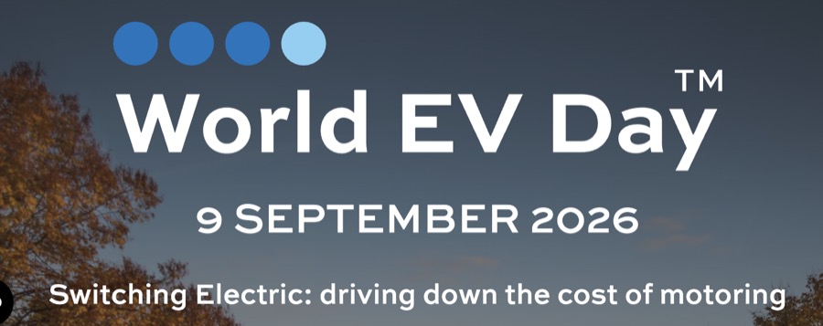 World EV Day — 9 September 2026 — Switching Electric: driving down the cost of motoring